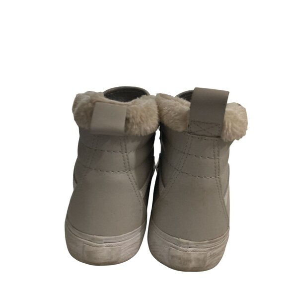 Vans unisex size Mens 7 Womens 8.5 Gray High-Top skate fur lined Sneakers - Picture 3 of 7